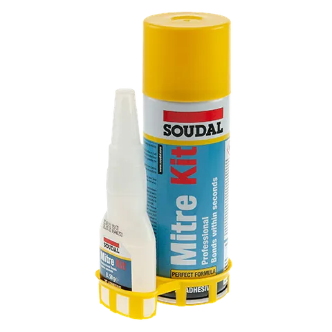 Soudal 2C Adhesive Mitre Kit (50g / 200ml)