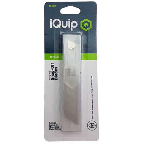 iQuip Snap Off Blades 18mm x 10pk