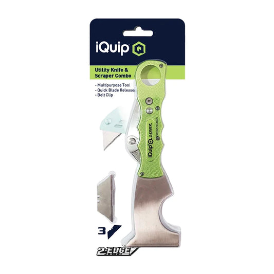 iQuip 2-Edge Putty Knife And Utility Knife Combo