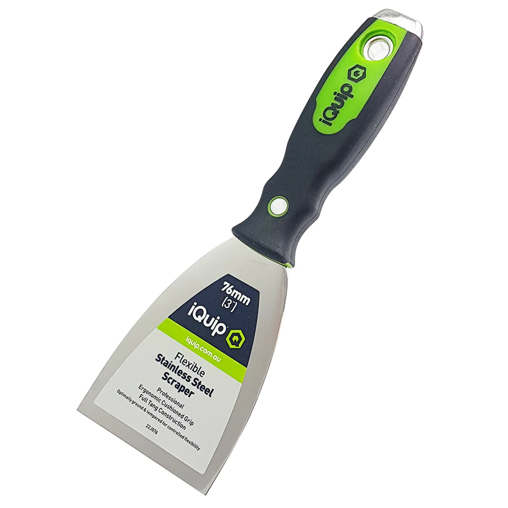 iQuip S/S Flexible Scraper Ergonomic Handle