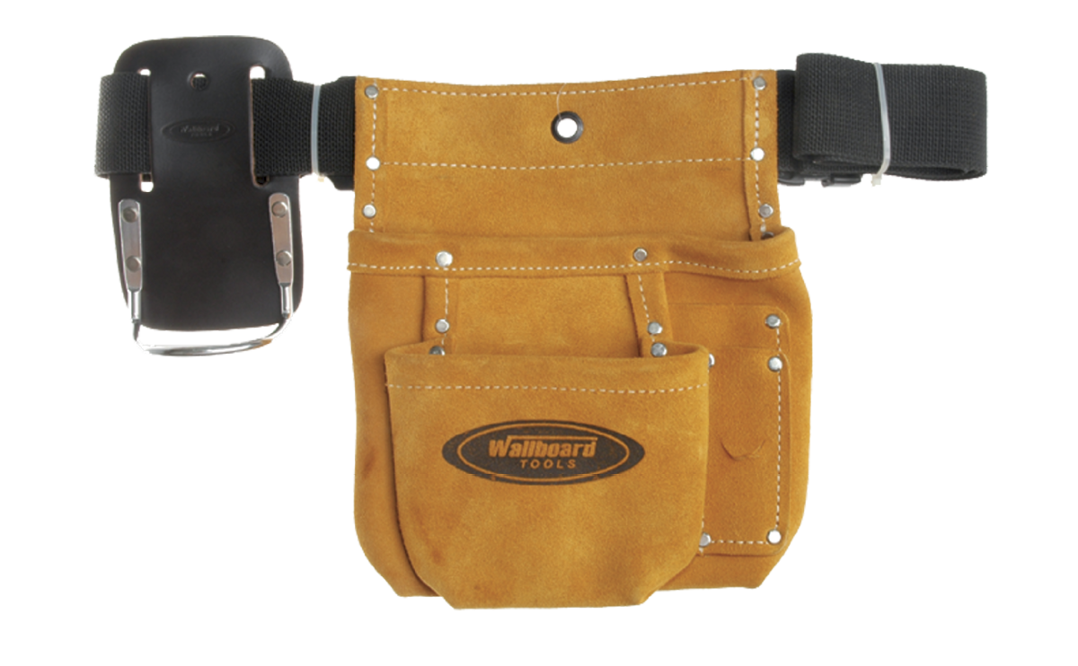 Wallboard Tools 2 Pocket Suede Nail Bag