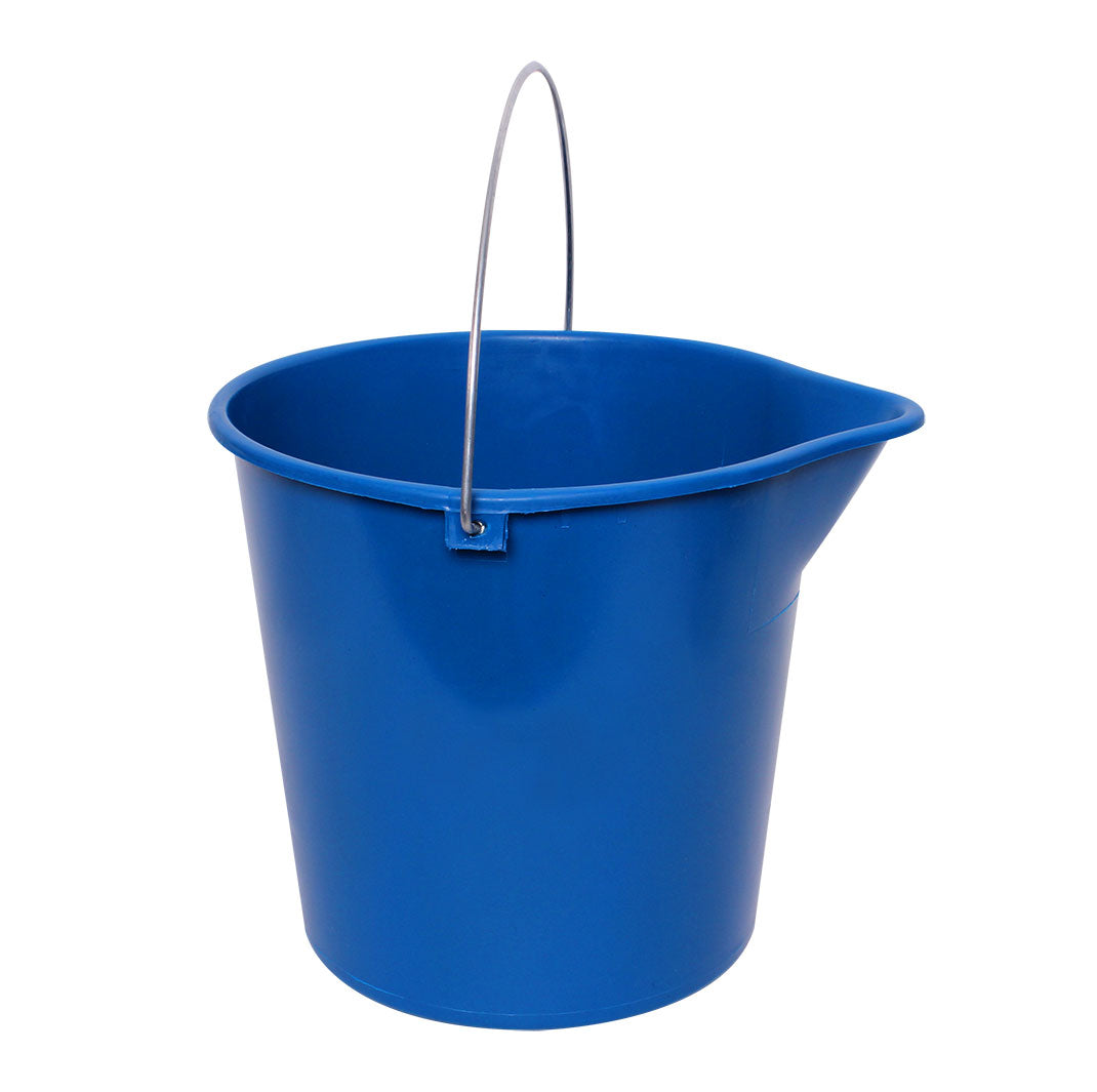 Sabco Round Bucket With Metal Handle Blue 10L