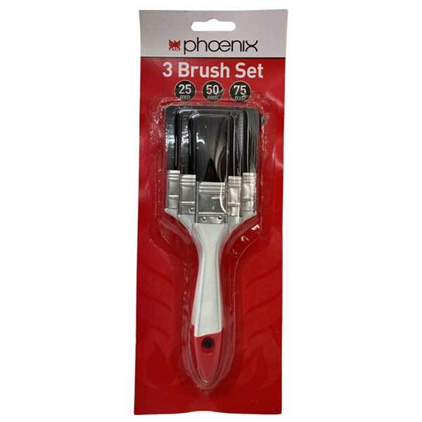 Phoenix 3 Brush Set - 25mm-50mm and 75mm