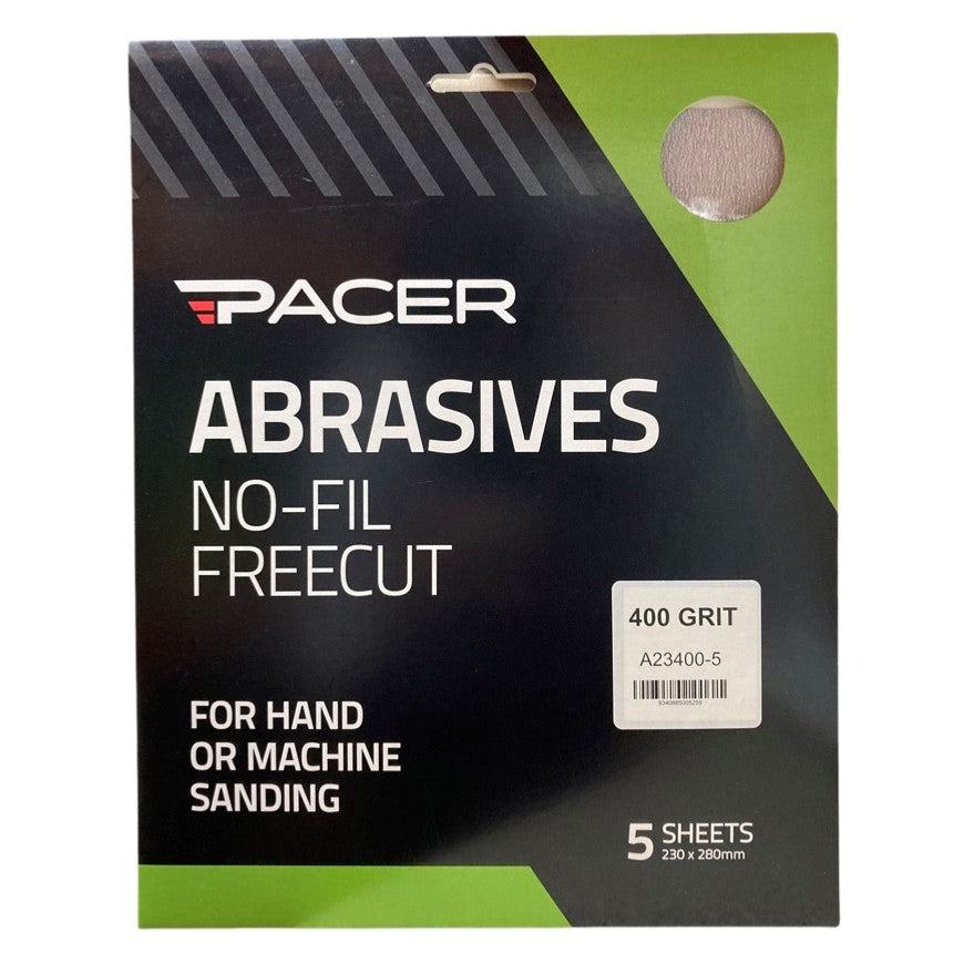 PACER No-Fil Freecut Sandpaper