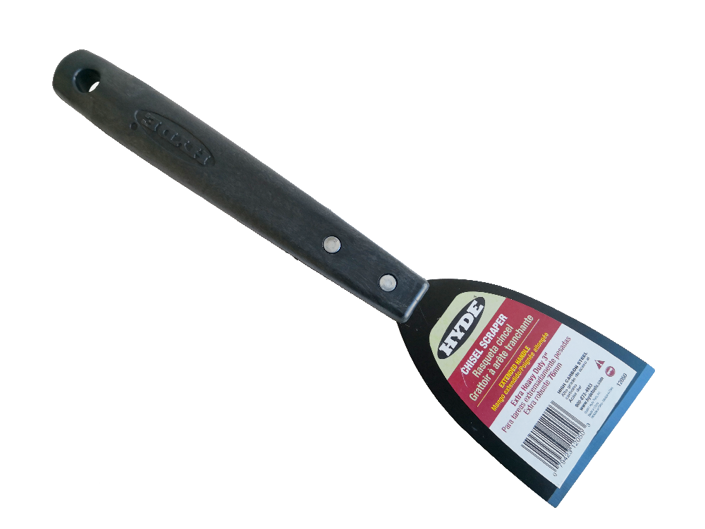 Paint Scraper 76mm Chisel Blade Hyde