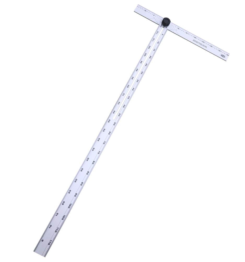 Wallboard Tools Adjustable Calibrated T-Square 1200mm