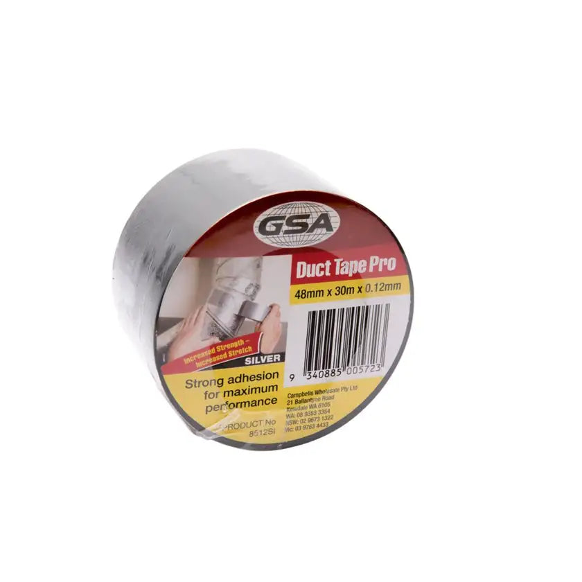 GSA Duct Tape Black 30mx48mmx0.12mm