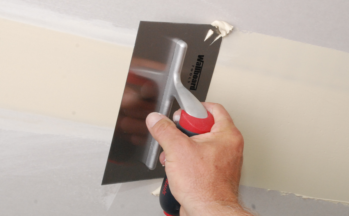 Wallboard Tools Straight Trowel Rubber Handle Carbon Steel