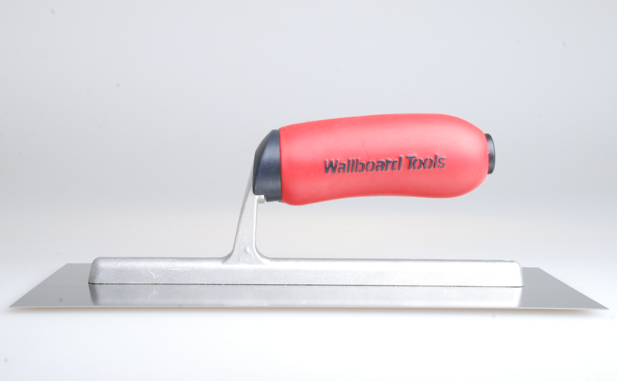 Wallboard Tools Straight Trowel Rubber Handle Stainless Steel