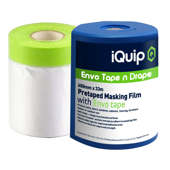 iQuip ENVO Pretaped Masking Film and Dispenser