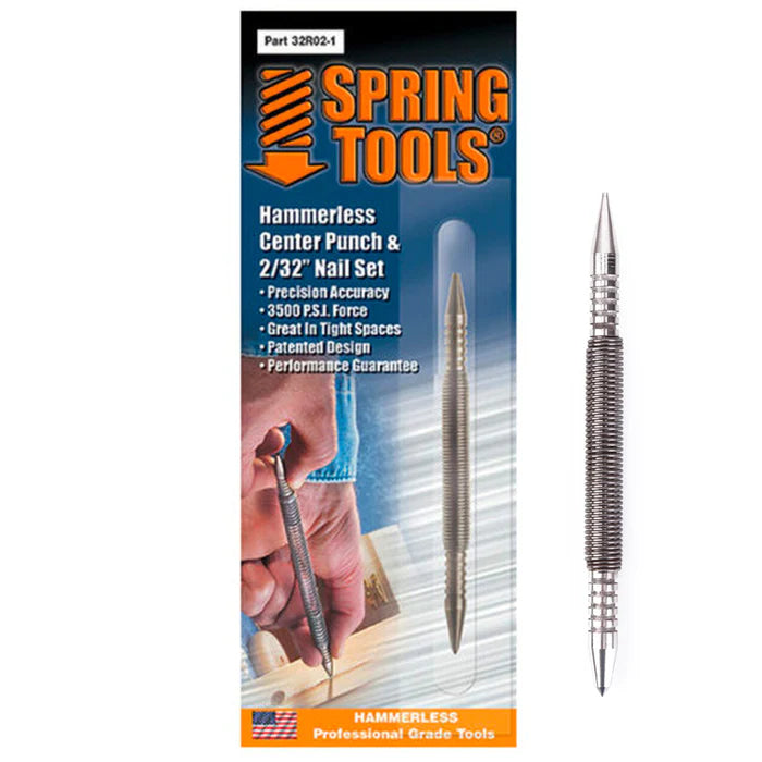 Spring Tools Hammerless Paint Pro Pack - Nail Punch Set & Hinge Pin Tool