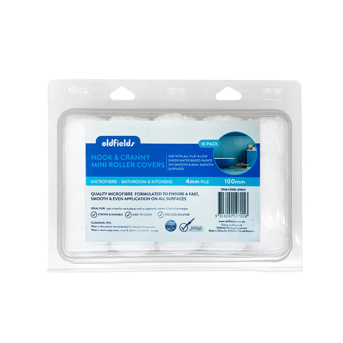 Oldfields Nook & Cranny Microfiber Mini Roller Covers 100mm