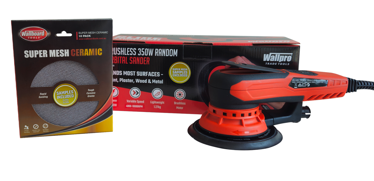 Wallpro Brushless 350W Random Orbital Sander OS-350