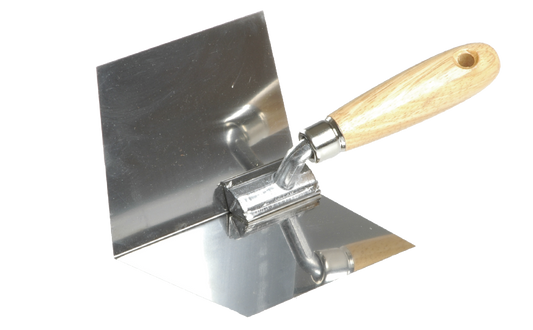 Wallboard Tools 100mm Internal Corner Tool with Wooden Handle