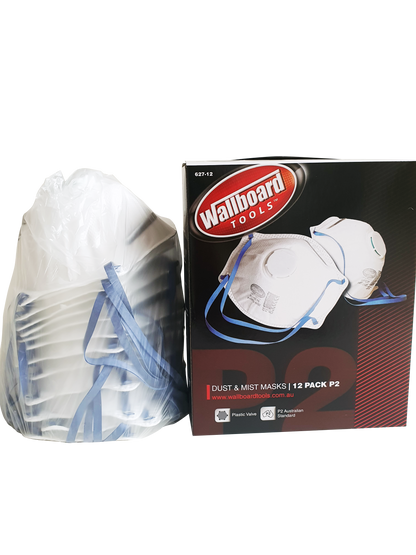 Wallboard Tools P2 Dust Masks 12 Pack