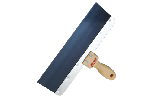 Taping Knife Wooden Handle Blue Steel Wal-Board USA