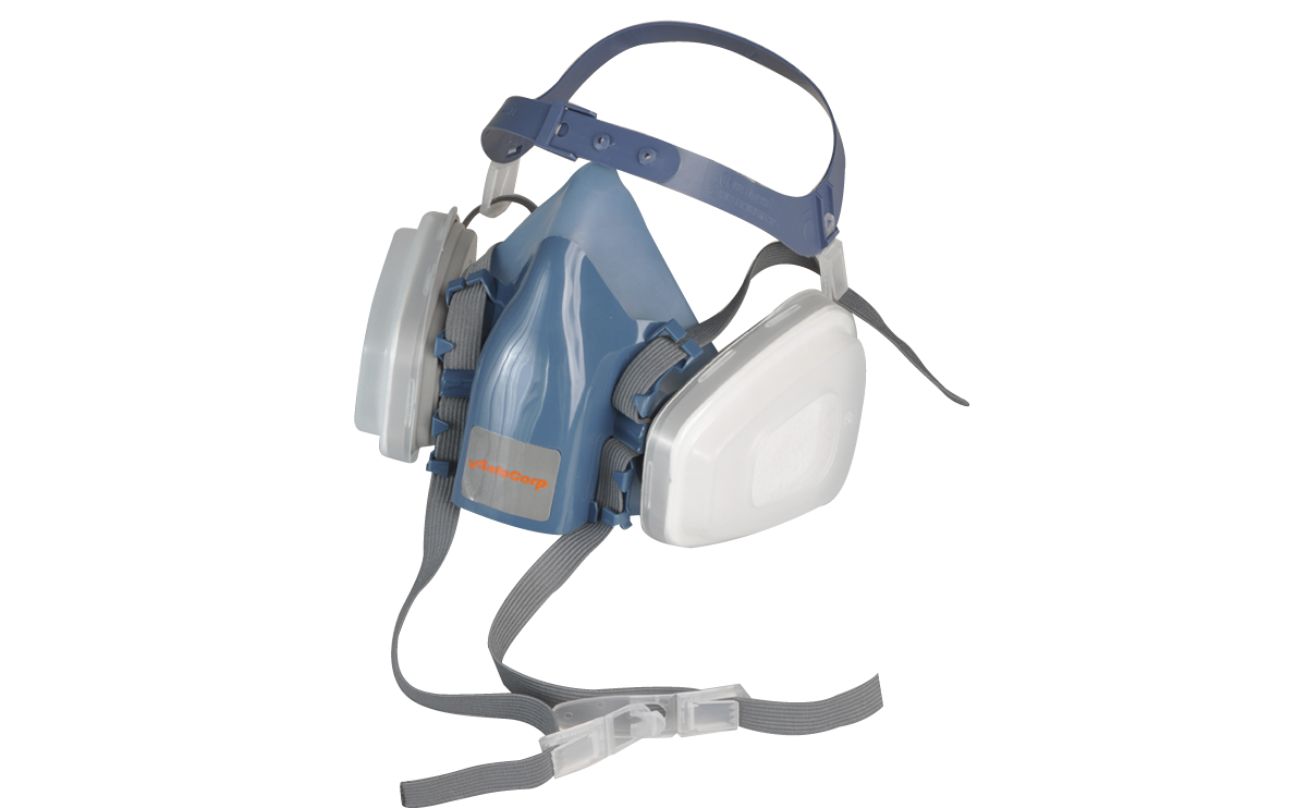 Half Face Respirator & P2 Cartridge Set SafeCorp