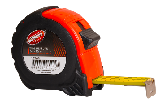 Wallboard Tools 8m x 25mm Trade Tape Measure