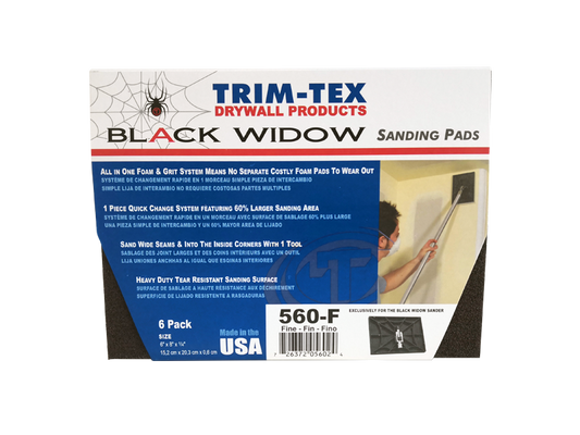 Black Widow Sanding Pads Trim-Tex