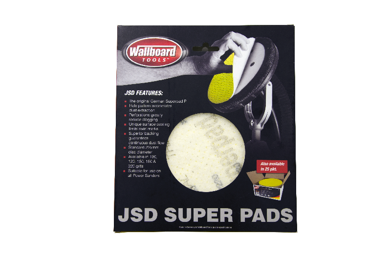 Wallboard Tools JSD Super Pads 225mm 5pk Range