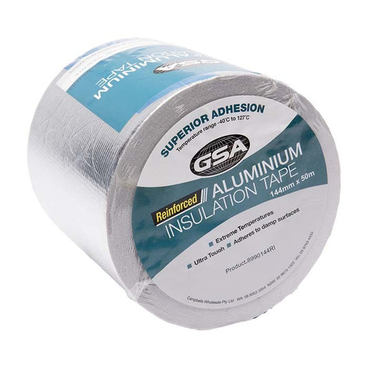 GSA Reinforced Foil Tape 144mmx50mtr