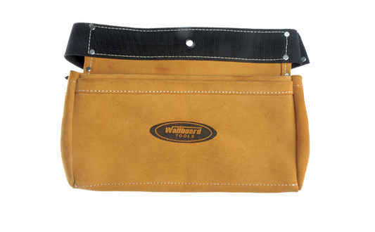 Wallboard Tools 2 Pocket Cow Hide Nail Bag