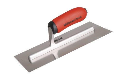 Wallboard Tools Straight Trowel Rubber Handle Stainless Steel